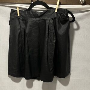 Charlotte Russe Black A-Line Skirt